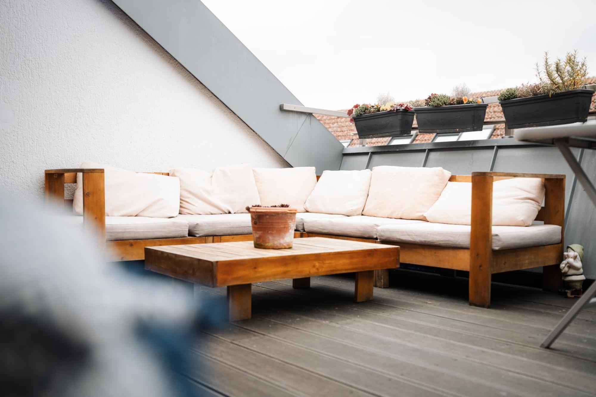 Hostel MHG Exterior foto Rooftop terrace